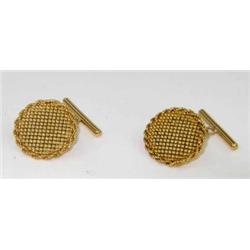 Boucheron 18K Yellow Gold Cufflinks