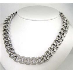 Pianegonda Silver Diamond Necklace