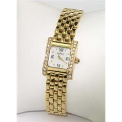 Movado 18K Yellow Gold Diamond Watch