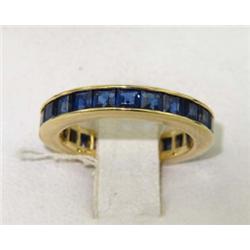Cartier 18K Yellow Gold Sapphire Ring