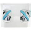 Image 1 : Roberto Coin 18K White Gold, Enamel & Diamond Earrings