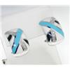 Image 2 : Roberto Coin 18K White Gold, Enamel & Diamond Earrings