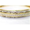 Image 2 : Salavetti 18K Yellow Gold Diamond Bangle