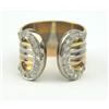 Image 1 : Cartier 18K Tri - Color Gold, Diamond Ring