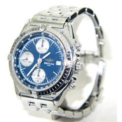 Breitling Stainless Steel Chronograph Mens Wristwatch