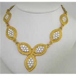 Gurhan 24K Yellow Gold Diamond Necklace