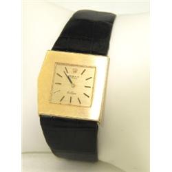 Rolex Cellini 18K Yellow Gold Leather Strap Watch