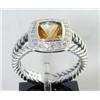 Image 1 : David Yurman Silver Citrine & Diamond Ring.