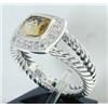 Image 4 : David Yurman Silver Citrine & Diamond Ring.