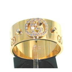 Gucci 18K Yellow Gold Diamond Ring