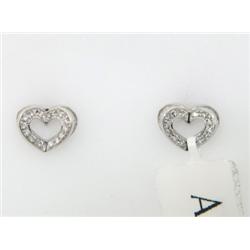 Asprey 18K White Gold, Diamond Earrings