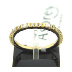 Asprey 18K Yellow Gold, Diamond Ring.