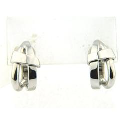 Asprey 18K White Gold Earrings