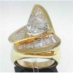 18K Yellow Gold Diamond Ring