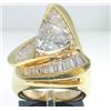 Image 2 : 18K Yellow Gold Diamond Ring