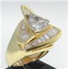 Image 5 : 18K Yellow Gold Diamond Ring