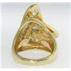 Image 6 : 18K Yellow Gold Diamond Ring