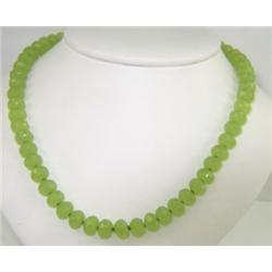 Peridot Bead Necklace