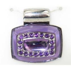 Silver Amethyst Pendant