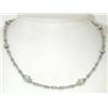 Image 1 : Judith Ripka 18K White Gold, Diamond Necklace