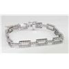 Image 1 : 14K White Gold Diamond Bracelets