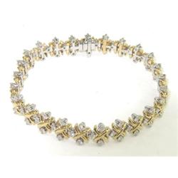 Tiffany & Co Schlumberger 18K Gold Diamond Bracelet