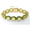 Image 1 : Salavetti 18K Gold Multi-Color Stone & Diamond Bracelet