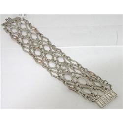 Charles Krypell Gold/Silver Pearl Bracelet