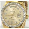 Image 2 : Rolex 18K Yellow Gold Diamond President Watch