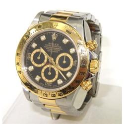 Rolex Daytona18K Gold/Stainless Steel Diamond Watch