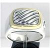 Image 1 : David Yurman Silver & 14K Yellow Gold Ring