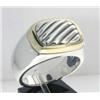 Image 4 : David Yurman Silver & 14K Yellow Gold Ring