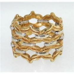 Buccellati 18K Two-toned Gold Ring