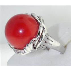 Platinum Coral, Diamond Ring