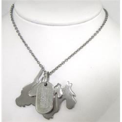 Moschino Stainless Steel Necklace