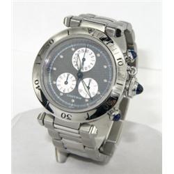 Cartier Pasha Stainless Steel Chronograph Watch