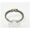 Image 1 : David Yurman Silver & 14K Yellow Gold Ring.