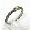 Image 2 : David Yurman Silver & 14K Yellow Gold Ring.