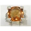 Image 1 : David Yurman Silver Citrine & Diamond Ring