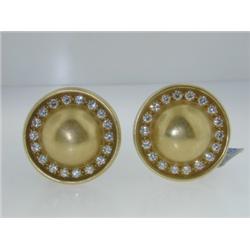 Kieselstein-cord 18K Yellow Gold Diamond Earrings