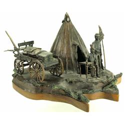 Bronze sculpture by Kay Riordan