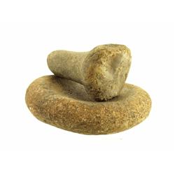 Indian grind stone and pestle