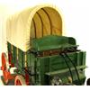 Image 3 : Circa 1940's large wooden covered wagon model