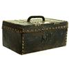 Image 1 : 19th Century leather and tacked document box