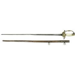 19th C. eagle head officer's sword