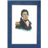 Image 1 : Beautiful colored lithograph  "Push-Ma-Ta-Ha