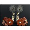 Image 1 : Beautiful pair of Double mounted drop shank spurs
