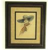Image 1 : Signed C. 1920's Colored Lithograph