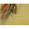 Image 2 : Signed C. 1920's Colored Lithograph
