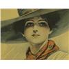 Image 3 : Signed C. 1920's Colored Lithograph